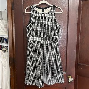Size 8 LOFT fit and flare dress